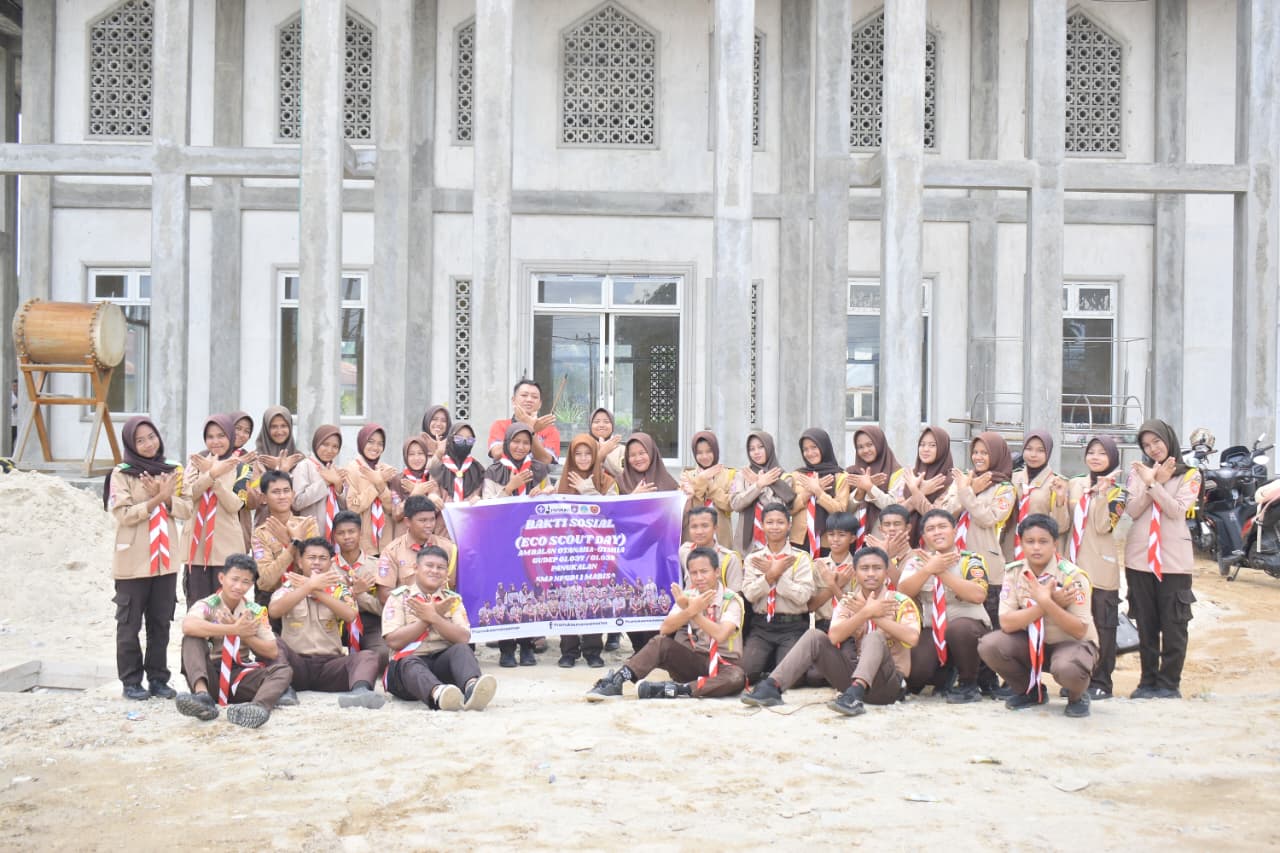 Sambut Ramadhan 1447 H, Dewan Ambalan Smansamar Gelar Bakti Sosial di Tiga Masjid Marisa