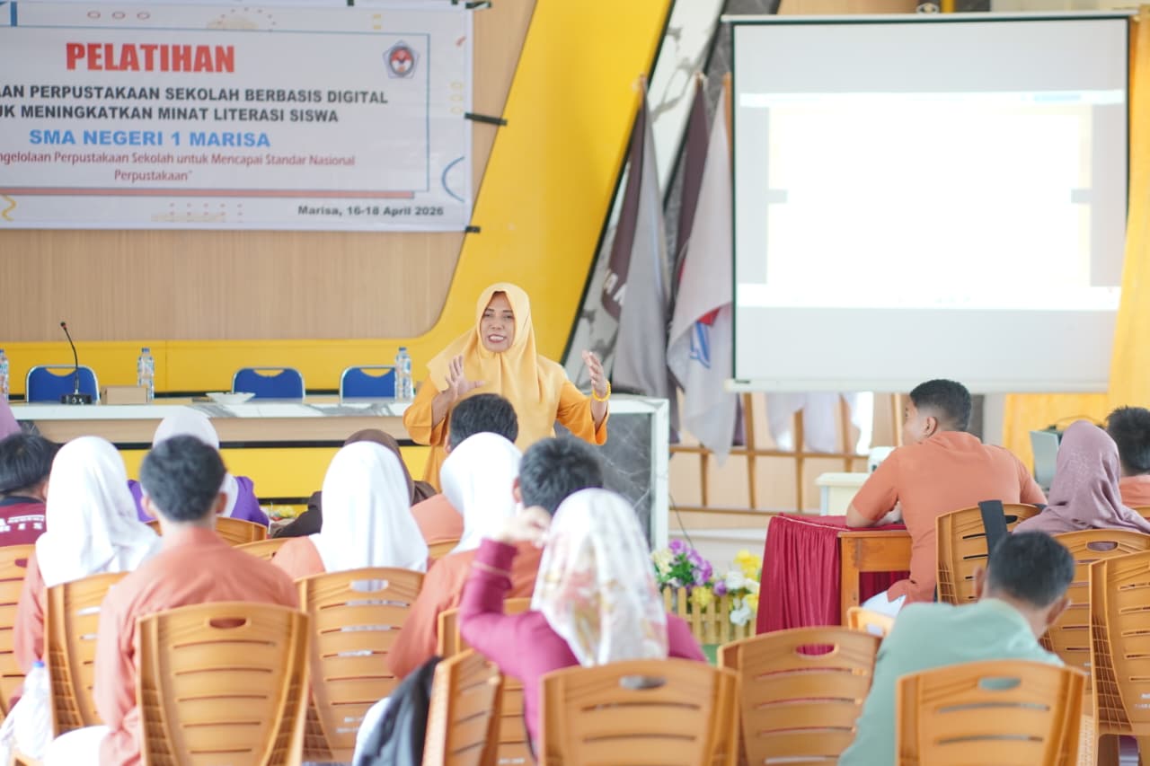 SMAN1 Marisa Gelar Pelatihan Pengelolaan Perpustakaan Berbasis Digital