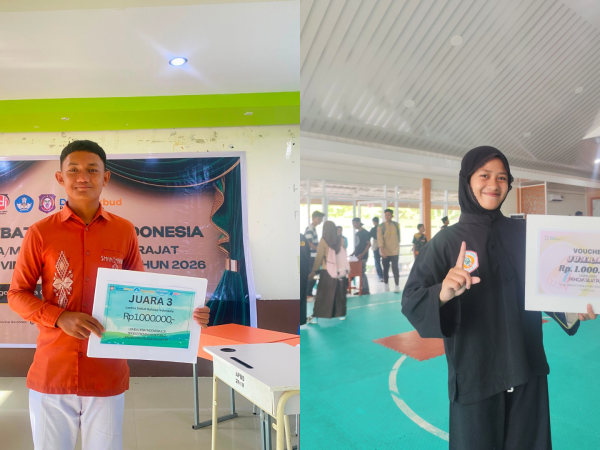 Prestasi Membanggakan! Dua Siswa SMAN 1 Marisa Siap Berlaga di Nasional