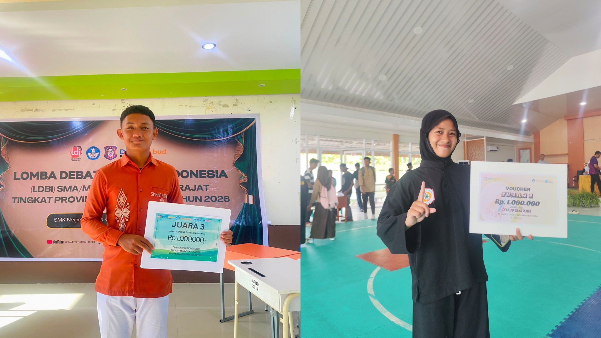 Prestasi Membanggakan! Dua Siswa SMAN 1 Marisa Siap Berlaga di Nasional Prestasi Membanggakan! Dua Siswa SMAN 1 Marisa Siap Berlaga di Nasional